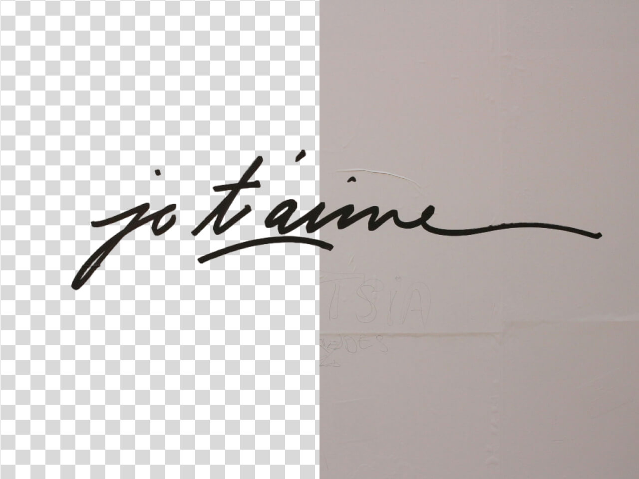 Quick removing backgrounds for Signature Images